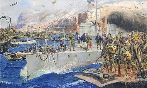 西班牙油画中的北非西班牙军队