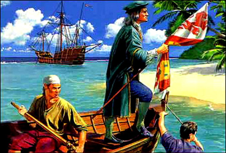 哥伦布发现新大陆