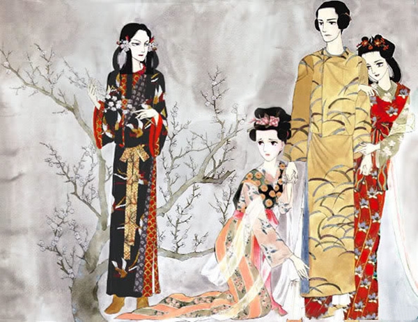 飞鸟时代女性服饰