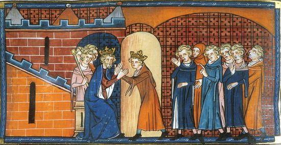 亚瑟宣布向腓力二世效忠