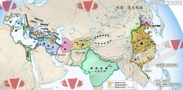 秦朝时期的世界地图