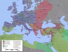 中世纪地中海地区的地缘演化史