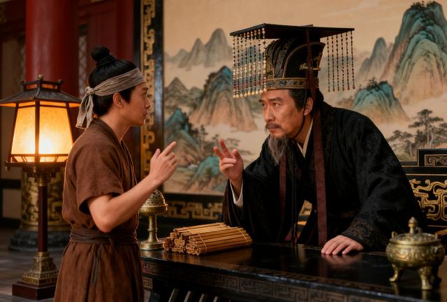 一个脱下挽车横木的戍卒，一个被骂面谀的儒生：两个"不硬"的人，搭起了汉家的骨架