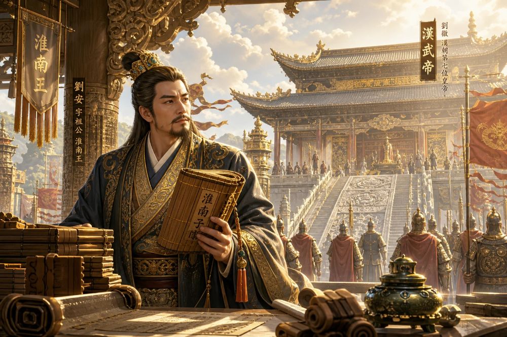 编《淮南子》的文化王刘安，为何非要造汉武帝的反