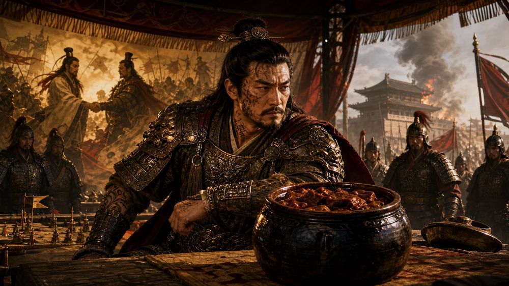 帮刘邦灭了项羽，却因一坛肉酱吓得造反：黥布，汉初"同功一体"的三大名将里，最后一个被
