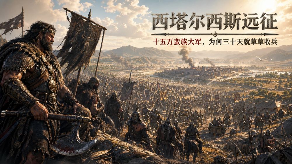 西塔尔西斯远征：十五万蛮族大军，为何三十天就草草收兵